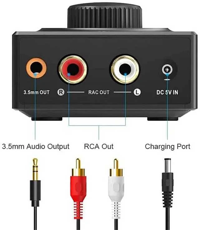 1Mii B06T3 Bluetooth 5.0 garso imtuvas 50m rankenėlė