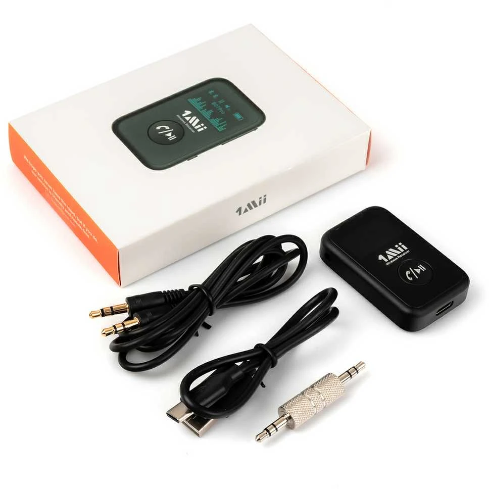 1Mii B07 Pro nešiojamasis Bluetooth 5.0 imtuvas QCC3007