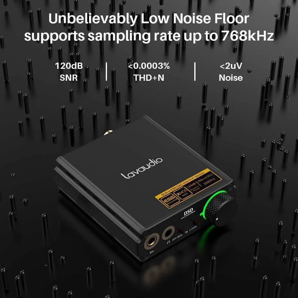 1Mii Lavaudio DS400 DAC garso konverteris su USB-C spdi/f bendraašiu ryšiu
