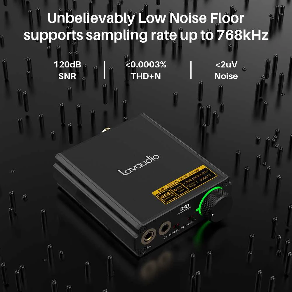 1Mii Lavaudio DS400 DAC garso konverteris su USB-C spdi/f bendraašiu ryšiu