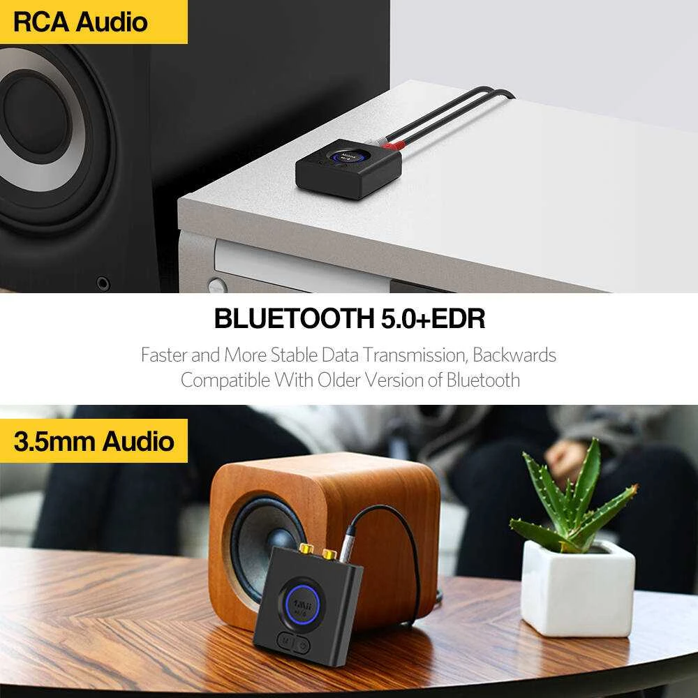 1Mii ML200 adapteris su RCA ir 3.5 mm audio jungtimis