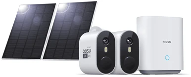 Aosu Glazero 2 Tuya Aosu SL-C7P-2H saulės kamerų rinkinys