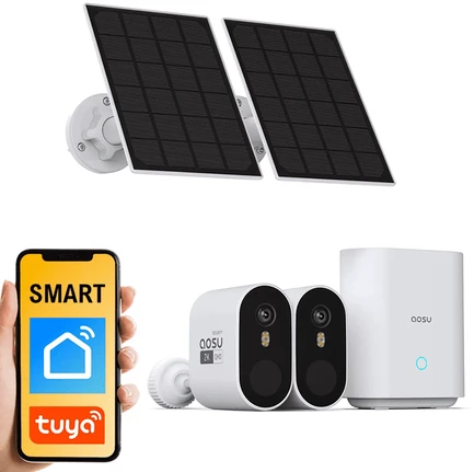 Aosu Glazero 2 Tuya Aosu SL-C7P-2H saulės kamerų rinkinys
