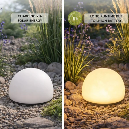 2x Kula LED Goobay 20cm do ogrodu RGBW