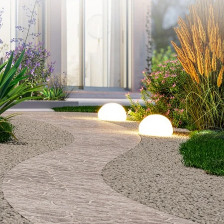 2x Półkula LED Goobay 24cm do ogrodu RGBW
