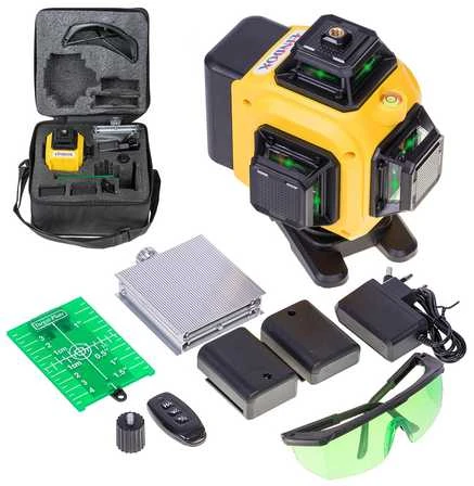 4D lazerinis nivelyras ECO 3 su dėklu