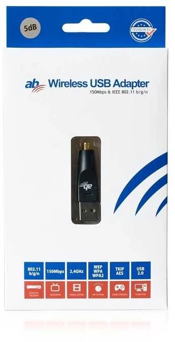 Wi-Fi adapteris su USB jungtimi originalioje pakuotėje