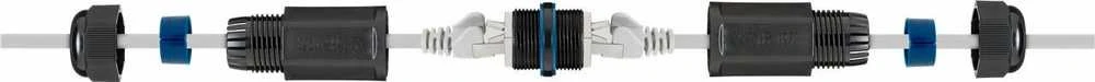 CAT5e GN-GN BARREL tinklo kabelio jungtis Goobay