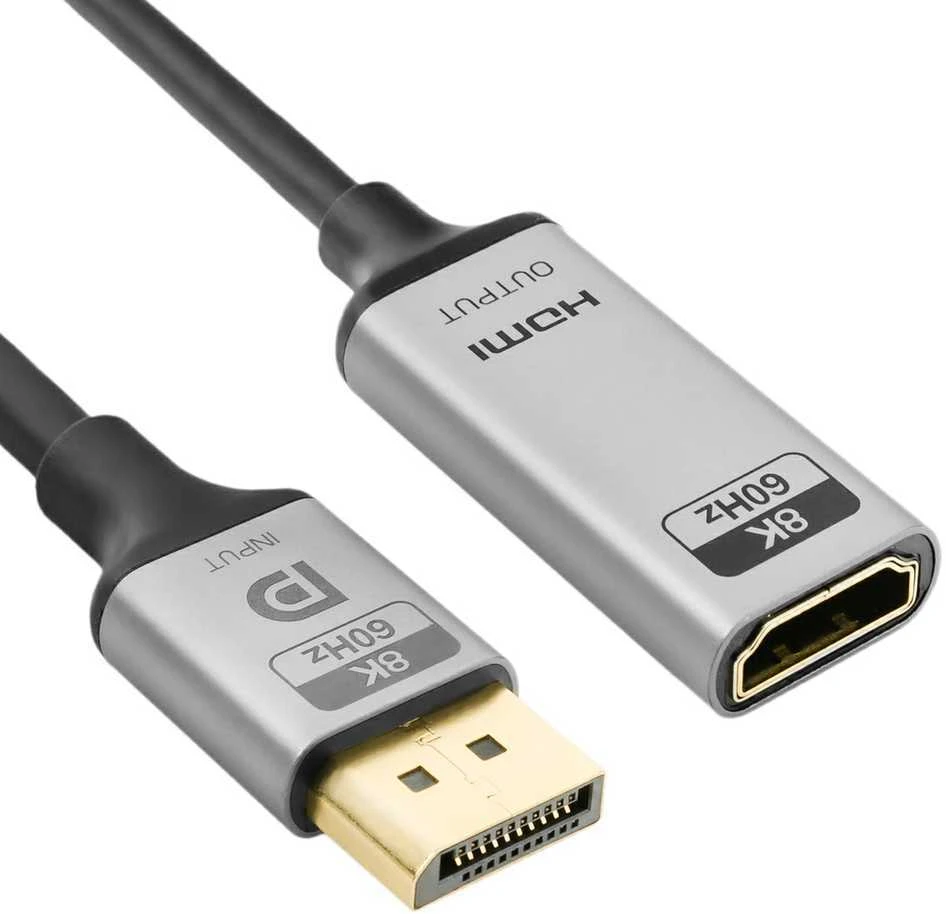 Adapteris DP HDMI 8K 60Hz Spacetronik KDH-SPA002 0.2