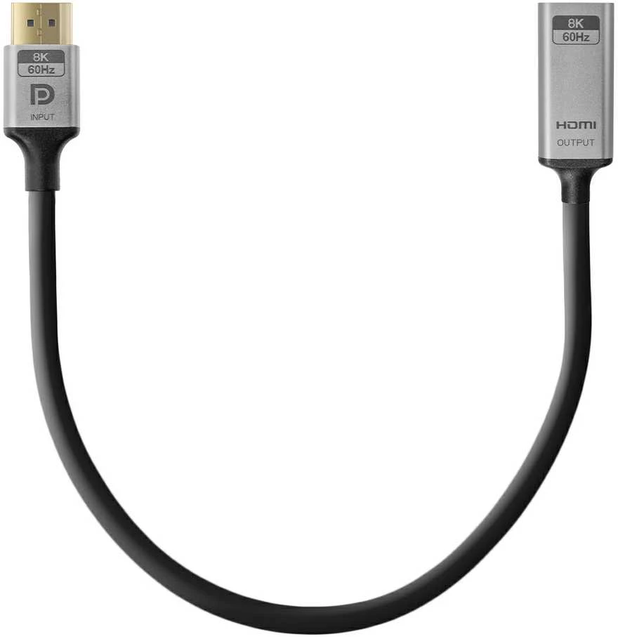 DisplayPort į HDMI 8K adapterio laidas
