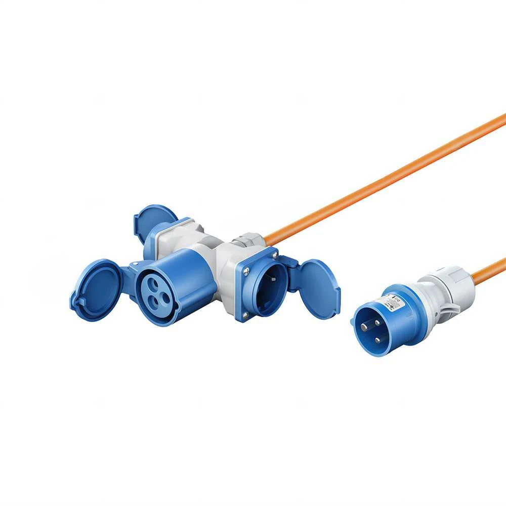 Goobay Adapteris kabelis CEE na CEE 16A i 2 Schuko10m