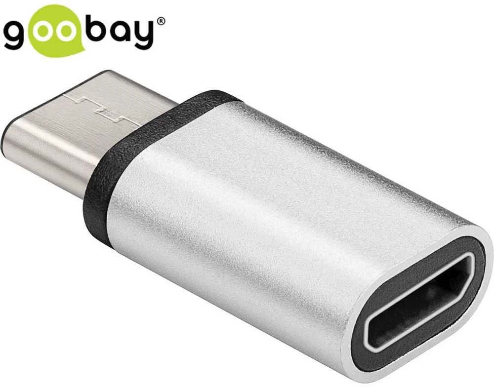 Goobay | USB-C į USB 2.0 Micro-B adapteris | 56636 | C tipo USB | USB 2.0 mikro lizdas (B tipas)