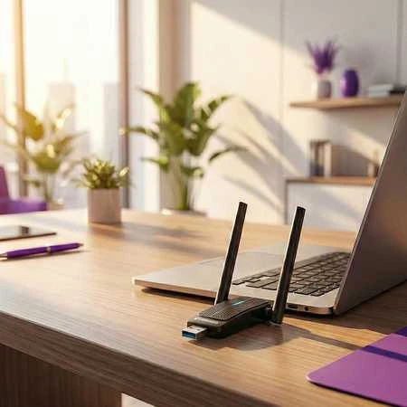 Adapteris „Wi-Fi 7 Spacetronik SP-WU07 5G 6G BE6500“