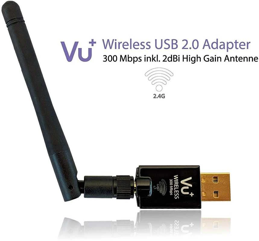VU+ USB WiFi adapteris su išorine antena
