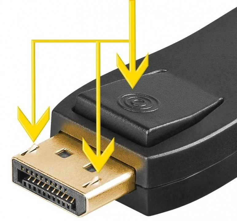 „Goobay“ | „DisplayPort/HDMI“ adapteris 1.1, su auksine danga | 51719
