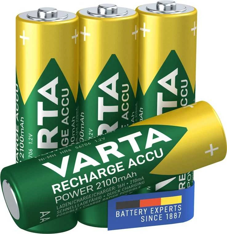 Varta AA įkraunamos baterijos, 4 vnt. grupė