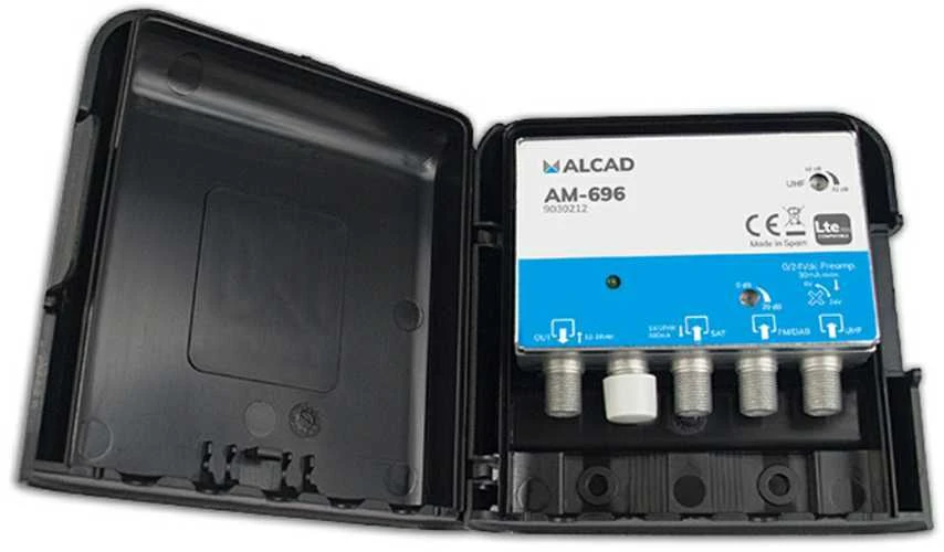 Stiprintuvas ALCAD AM-696 + maitinimo šaltinis 12V AL-245 ZWMA
