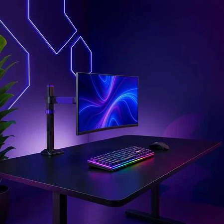 Amethyst RGB monitoriaus laikiklis Spacetronik SPAA112L