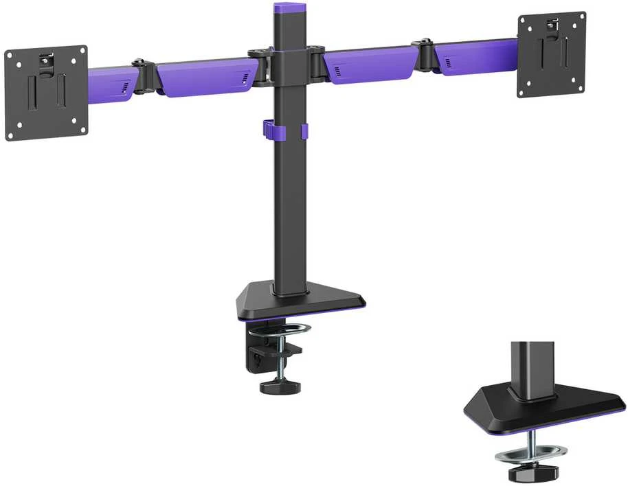 Spacetronik Amethyst laikiklis dviem monitoriams Spacetro SPAA120 10