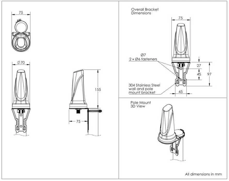 Dookolna Wifi Poynting OMNI-704 5GHz antena