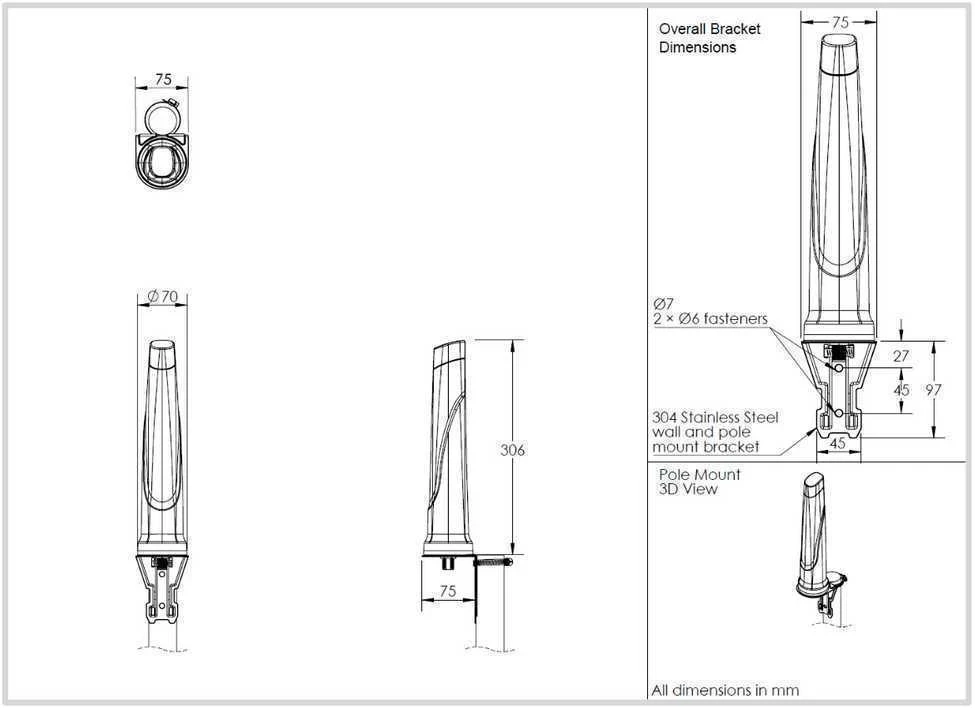 Poynting OMNI-705 5GHz Wi-Fi Dookólna Antena