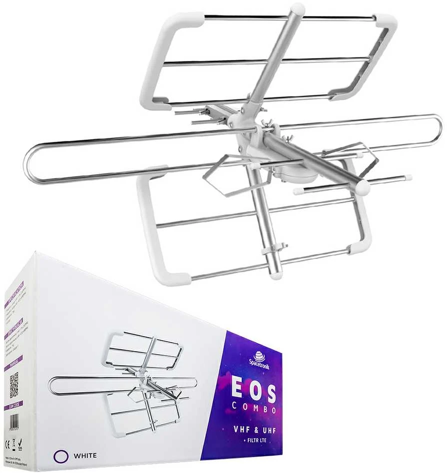 Spacetronik EOS Combo Baltas DVB-T/T2 antena (pasyvi)