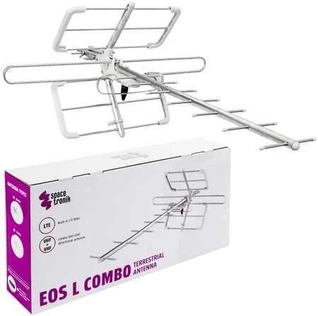 Carruzzo DVB-T/T2 Antenna Spacetronik EOS L Combo Baltas (Passive)
