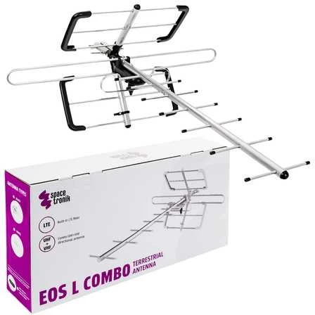DVB-T/T2 antena Spacetronik EOS L Combo Juodas (pasyvi)