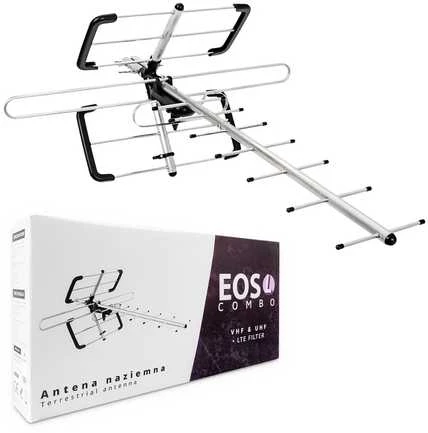 Antena DVB-T2 Spacetronik EOS PRO Combo Balta