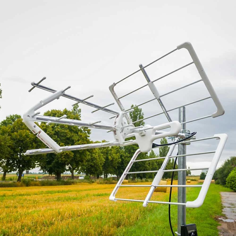Antena DVB-T2 Spacetronik EOS UHF Baltas
