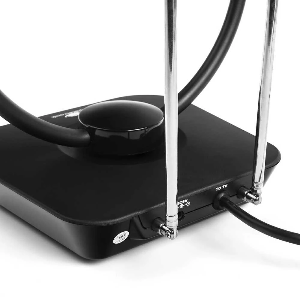 Vidinė DVB-T2 antena „Spacetronik Locus TV“ 45 dB maitinimo šaltinis