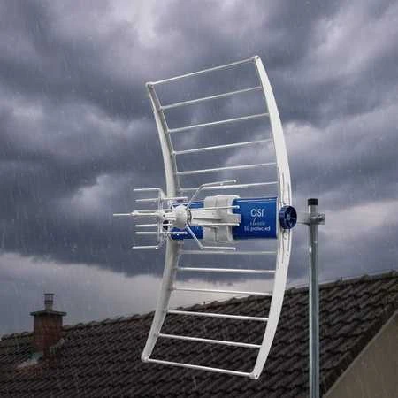 DVB-T/T2 ASR Classic 5G PROTECTED 2023 TV antena su ZZA-7 Telkom Telmor maitinimo šaltiniu