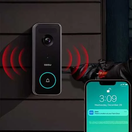 Aosu Glazero Vaizdo domofonas su garso IP sistema Aosu SL-V8P HD 3MP