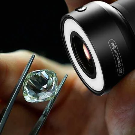 „Apexel MS120 120x“ LED papuošalų makro objektyvas