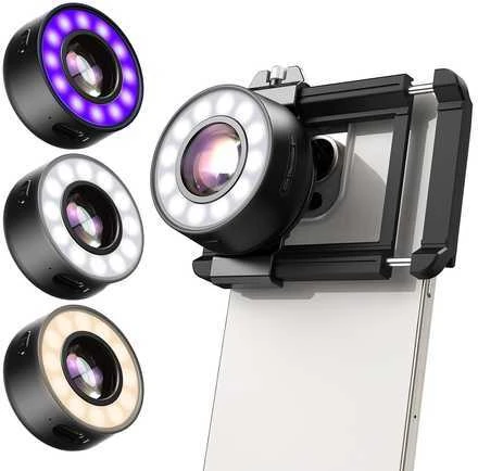 „Apexel MS120 120x“ LED papuošalų makro objektyvas
