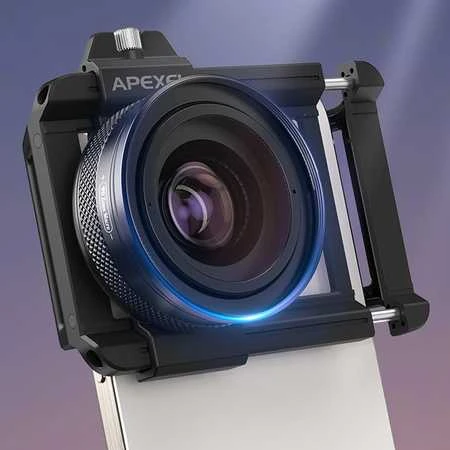 Apexel ZoomMacro 10-20X makro objektyvas išmaniesiems telefonams