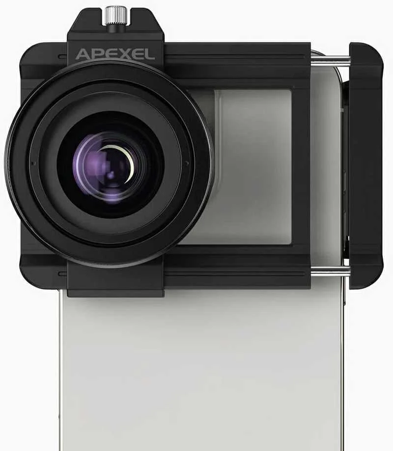 Apexel ZoomMacro 10-20X makro objektyvas išmaniesiems telefonams