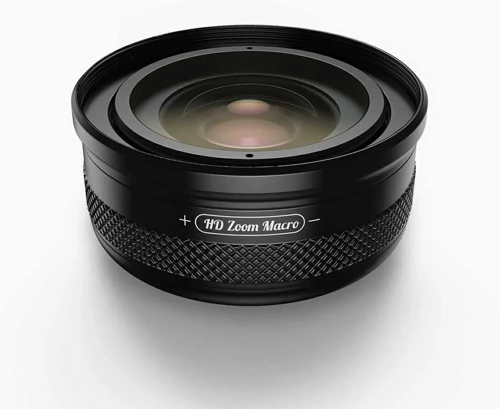 Apexel ZoomMacro 10-20X makro objektyvas išmaniesiems telefonams