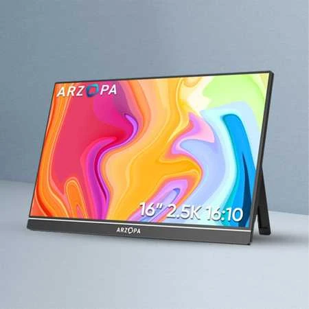Nešiojamas monitorius Arzopa Z1RC, 16" 2.5K IPS, 100% sRGB, USB-C