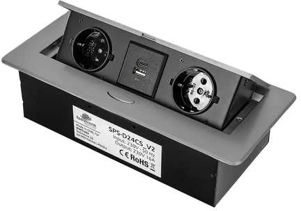 Atidaromas stalviršio lizdas Spacetronik SPS-D24CS V2