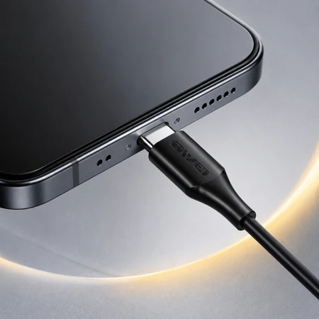 Ausinės dokanałowe AWEI PC-21T USB-C Juoda