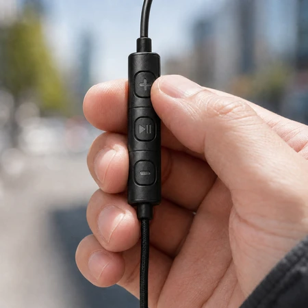 Ausinės dokanałowe AWEI PC-21T USB-C Juoda