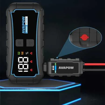 Avapow Eu AVAPOW E5PRO užvedimo įkroviklis 2000A 44.4Wh