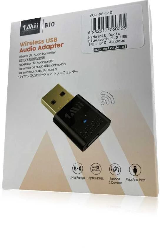 1Mii B10 Bluetooth adapteris pakuotėje