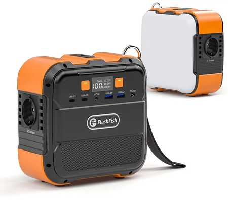 Nešiojamoji maitinimo stotis FlashFish A101 120W 26400mAh Powerbank su LED