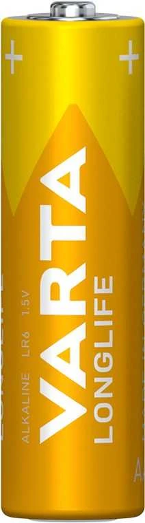 VARTA Longlife AA baterija iš arti