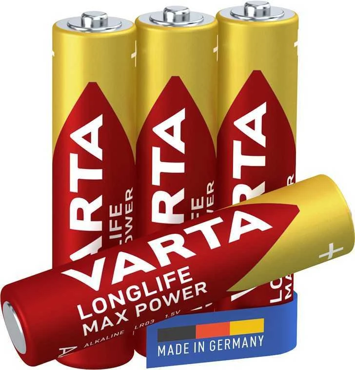 Baterija VARTA Longlife MaxPower LR03 AAA 1.5V 4vnt.