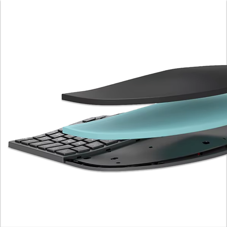Belaidė ergonominė klaviatūra GM909, juoda