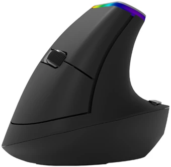 Belaidė pelė pionowa Delux M618C RGB juoda