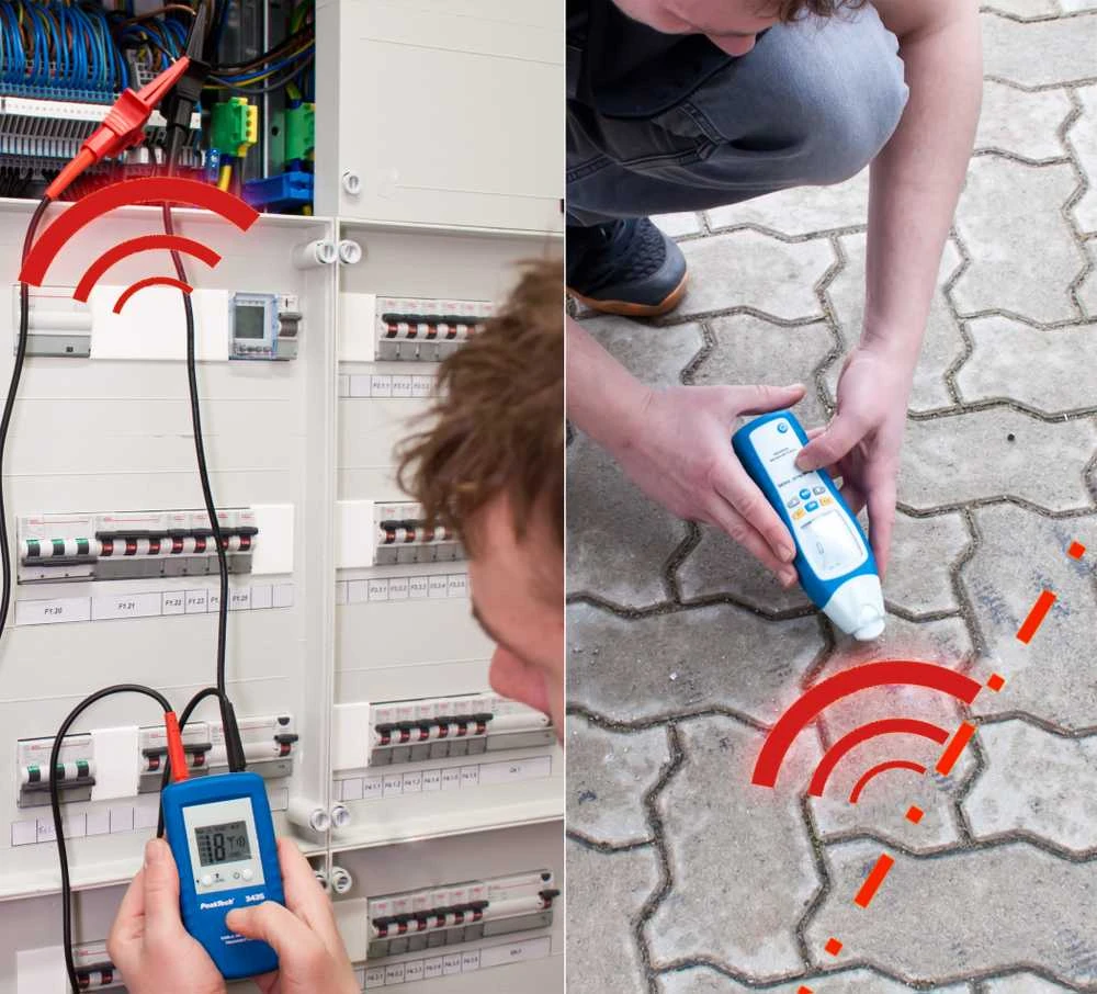Rinkinys PeakTech 3435 Wireless Cable Detector